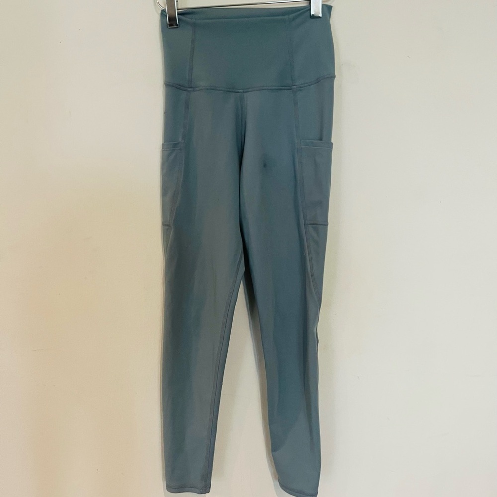 barre3 Teal 7/8 Length Leggings Size XS